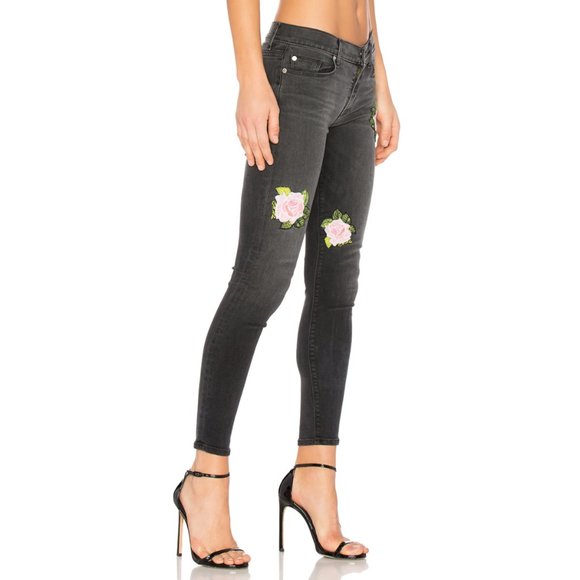 Hudson Nico Mid-rise Ankle Jeans Embroidered 29 - Picture 3 of 9